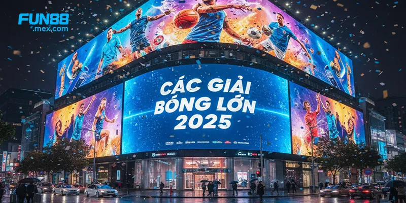Các giải bóng lớn 2025 rất đáng xem